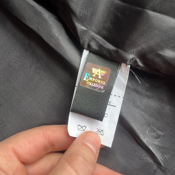 Emporia A Collezione Faux Leather Jacket - Picture 8 of 9